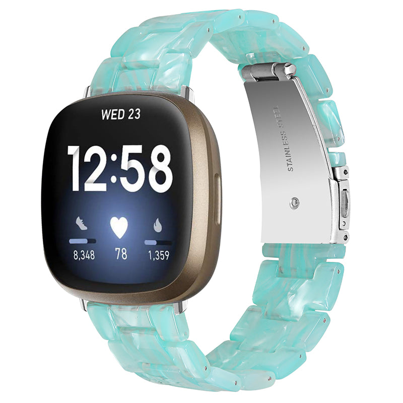 For Fitbit Versa 3 Sense Resin Watch Band Strap Adjustable Replacement Bracelet with Stainless Steel Buckle For Fitbit Versa 3 Sense Resin Watch Band Strap Adjustable Replacement Bracelet with Stainless Steel Buckle